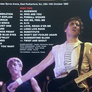 【 処分 】THE WHO フー / NEW JERSEY 1982 SOUNDBOARD 2CDの画像4