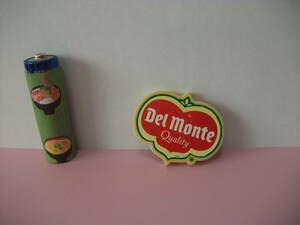 Del monte Quality デルモンテ ロゴ マグネット 磁石 オブジェ コレクション ディスプレイ マスコット インテリア レア 
