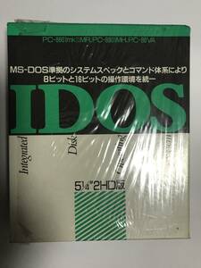 [ used ]IDOS 5.25** 2HD version PC-8801mkⅡMR, PC-8801MH,PC-88VA