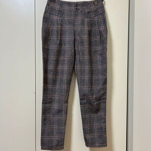 Ungrid アングリッド ウールパンツ チェックパンツ ワイドパンツ 八代亜紀 浮世絵 YONEX エンジン アサヒ すのチル