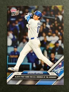 大谷翔平 2024 MLB TOPPS NOW ドジャース初ホームラン