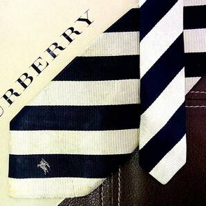 ●5-0655●在庫処分SALE●バーバリー【ロゴ】【BURBERRY】ネクタイの画像1