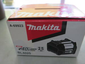  Makita battery BL4025 40V 2.5Ah unused MAKITA