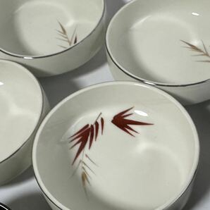 昭和レトロ アンティーク 小皿 取り皿 15枚 セット 来客 和食器 和風 陶器 焼物 未使用品 小鉢 の画像5