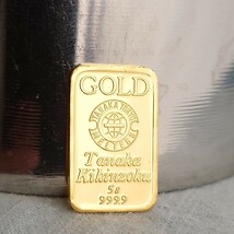 1111円～ 純金 インゴット 田中貴金属 24金 GOLD 5g 純金 ゴールドバー_画像1