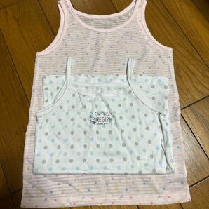 女の子　肌着 未使用 タンクトップ 140cm 2枚セット