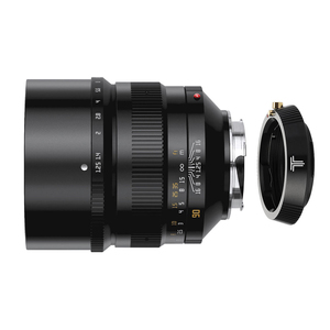 . Takumi optics TTArtisan 90mm f/1.25 + Fuji film X mount conversion mount adaptor set x mount lens 