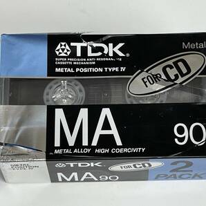 !! TDK METAL POSITION TYPE IV / MA - 90x2G // TDK HIGH POSITION TYPEⅡ/ SA - 90x2G カセットテープ 計4本 !! 難有り品の画像3