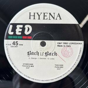12 レコード / Hyena / Bach Is Back / LED-2001 