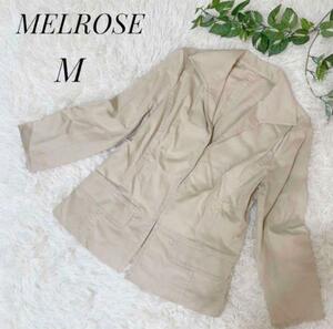 MELROSE メルローズ　レディース　ジャケット　アウター　ベージュ　M