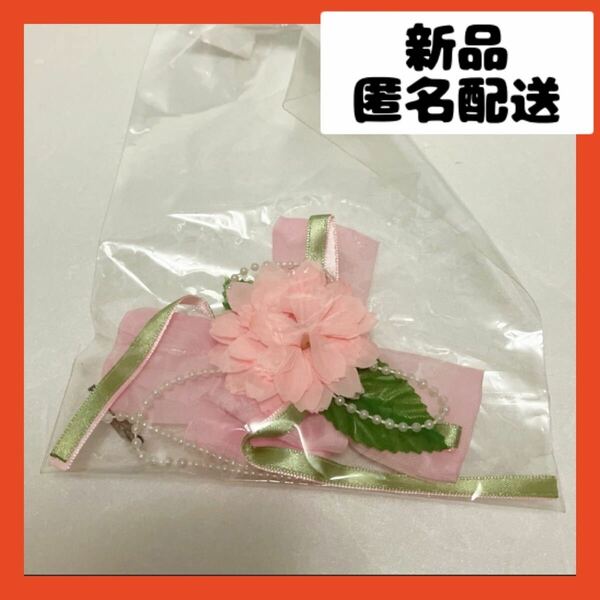 【即購入可】花　ブローチ　飾り　胸　パーティー　ドレス　ピンク　アクセサリー