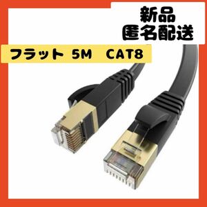 【即購入可】フラット　LANケーブル　カテゴリー　CAT8 パソコン　スマホ