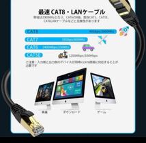 【即購入可】LANケーブル CAT8 カテゴリー　pc スマホ　ゲーム　パソコン_画像3