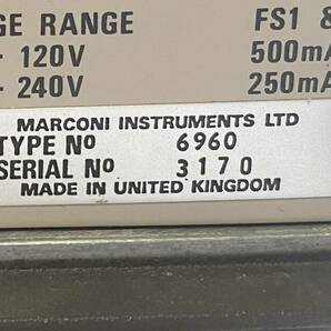 【ジャンク】Marconi 6960A パワーメーターの画像6