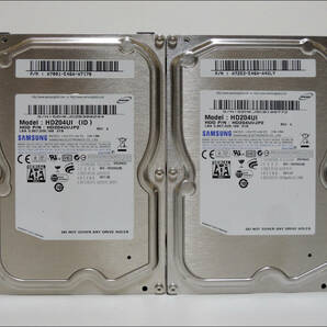 SAMSUNG 3.5インチHDD HD204UI 2TB SATA 2台セット【B】#12186の画像1