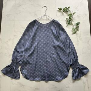  beautiful goods SHIPS Ships total pattern ... blouse candy sleeve long sleeve shirt 