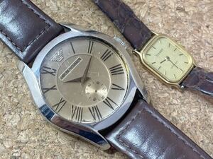 * часы Junk * 2 шт продажа комплектом EMPORIO ARMANI AR-0645. TISSOT кварц обязательно пояснительная записка прочитайте пожалуйста 306