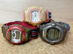 ●可動ジャンク● ３本まとめ売り　CASIO G-SHOCK G-COOL GT-000 Baby-G BG-11. BG-390 クォーツ 必ず説明文お読み下さい　337