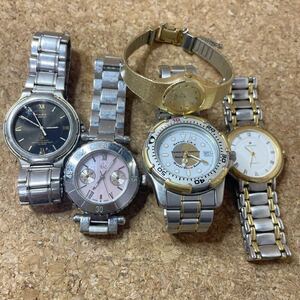 ●時計ジャンク● ５本まとめ売り　SEIKO GUESS JUNGHANS Town&Country クォーツ 必ず説明文お読み下さい　301