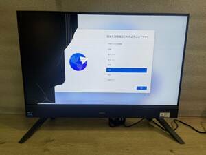 DELL Inspiron 24 5410 All-in-One 一体型パソコン Core i5-1235U/8GB/512GB SSD 画面割れジャンク品/A