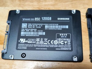 Samsung SATA SSD 850 120GB中古品