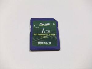 SDカード 1GB フォーマット済み 1枚 動作品 buffalo