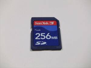 SDカード 256MB フォーマット済み 1枚 動作品 Sandisk 