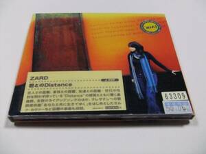 ZARD 君とのDistance CDアルバム　読み込み動作問題なし レンタル落ち