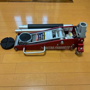 1.5TON オールアルミガレージジャッキ GJ138 アストロプロダクツ　油圧式　専用パッドと収納バッグ付き　サーキット