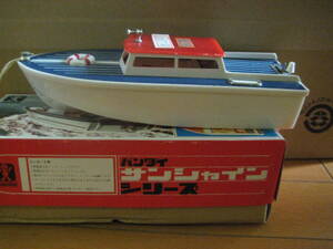 [ new goods ] Bandai sunshine series S350 motorboat final product (* new goods unused goods . immovable goods ) Showa Retro 