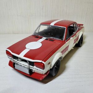 ●DE42【送80】1円～ 1/18 京商 NISSAN 日産 SKYLINE スカイライン 2000GT-R (KPGC10) レーシングカタログバージョン ミニカー