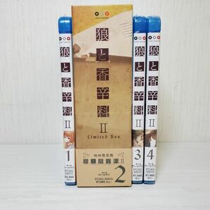 ●FG34【送60】1円～ 未開封 Blu-ray ブルーレイ 狼と香辛料Ⅱ 1～4巻 セット II Limited box 初回限定版の画像1