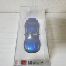 ●HJ65【送60】1円～ メイクアップ アイドロン 1/43 MZE007 LB ニッサン GT-R R35 ダックテイル キャンディーブルー 宮沢模型限定_画像2