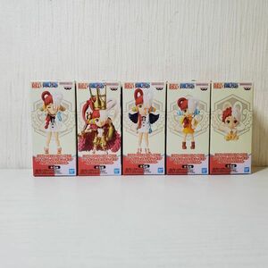 ●HJ61【送60】1円～ 未開封 ワールドコレクタブルフィギュア ワンピース FILM RED ウタ コレクション 全5種 コンプセット ワーコレ WCF