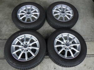 224-934　ECO FORME　アルミホイール＆ラジアルタイヤ　195/65R15　2022年　4本セット