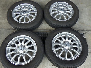 224-929　weds　アルミホイール＆ラジアルタイヤ　155/65R13　2020年　4本セット