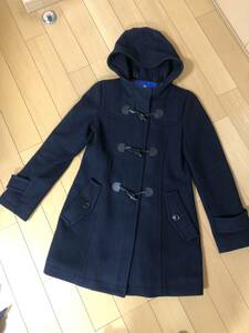 送料込 ブルーレーベル クレストブリッジ BLUE LABEL CRESTBRID ダッフルコート 濃紺 38 M