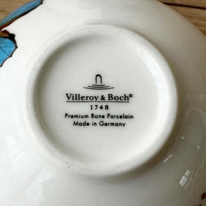 T668 美品 Villeroy&Boch ビレロイ&ボッホ アマゾニア 11cm ボウル 4個セット ライスボウル 茶碗 食器の画像6