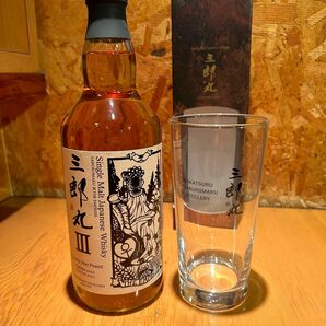 三郎丸III Heavily Islay Peatedの未開封新品です。三郎丸の非売品新品専用グラス6個付きです