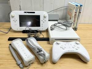 WII U 本体セット　初期化済み　簡易動作確認済み　コントローラーWUP-005付き