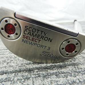 SCOTTY CAMERON SELECT スコッティキャメロンセレクト★34インチ ゴルフ パター NEWPORT3 ニューポート3 Titleist★USED品「管理№NR1316」の画像2