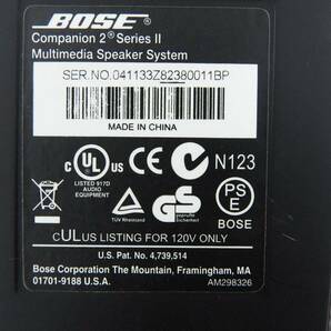 BOSE ボーズ★Companion2 SeriesⅡ（2）2chパワードスピーカー アンプ内蔵 音出し確認済み★動作品「管理№NR1363」の画像8