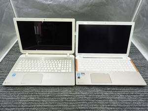 【2台セット】TOSHIBA 東芝★ノートPC dynabook T554/76LG＆T75/PG Core i7-4700MQ／Core i7-5500U★ジャンク品 NR1369