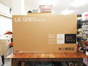 【新品】LG QNED MiniLED★65V型 4K量子ドット液晶テレビ 65QNED85JQA 2022年モデル ほぼ未開封★未使用品「管理№NR1434」