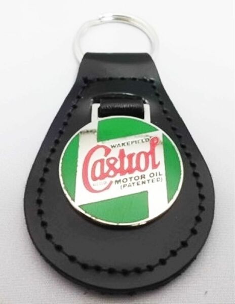 カストロールキーホルダー　CAＳTＲOＬ