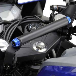 デイトナ バイク用 クランプバー YZF-R25/YZF-R3(15~18)専用 マルチバーホルダー ブルー