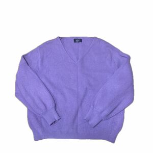 Sophia ソフィラ ニット ニットセーター Vネック 長袖 セーター　フリーサイズ　薄紫　