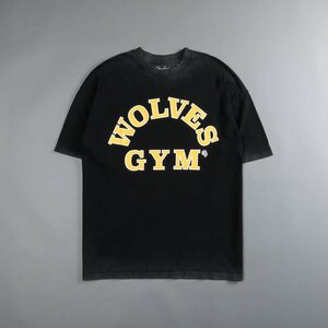 Darc Sport POWER HOUSE GYM OVERSIZED TEE BLACK GOLD L ダルクスポーツ ジム ヴィンテージ オーバーサイズ Tシャツ ブラック ゴールド 黒