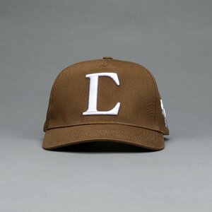 Darc Sport MAKE YOUR OWN LUCKY BIG C 5PANEL HAT CAP DESERT DUSTdaruk sport Lucky 5 panel hat cap Brown hat tea color 