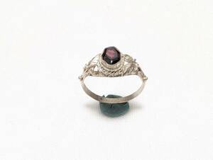  silver 925* amethyst * beautiful equipment ornament * silver ring /13 number 